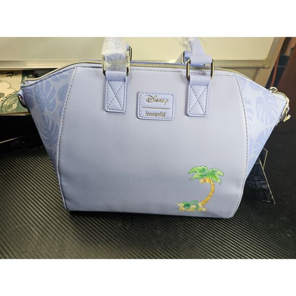 Loungefly Disney Stitch & Angel Hammock Satchel Bag - Picture 5 of 7